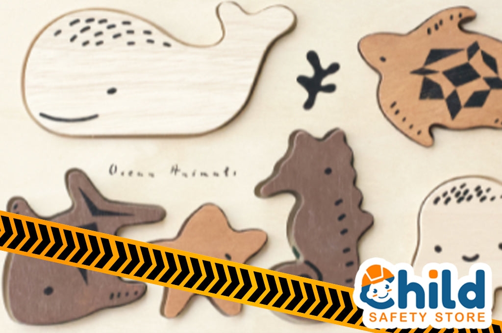 Wee Gallery Recalls Wooden Tray Puzzles Due to Choking Hazard: Recalled Ocean and Safari Tray Puzzles