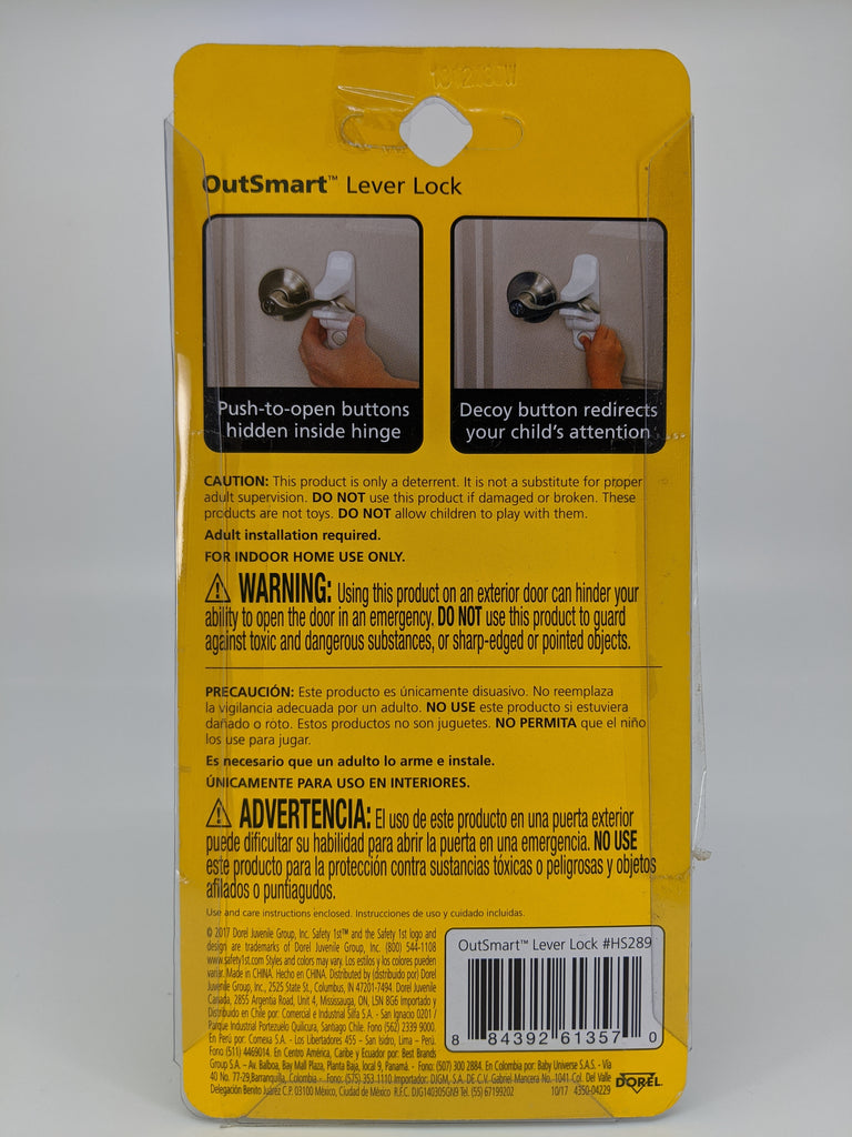 Safety 1st OutSmart Lever Handle Lock HS2890602 - The Home Depot