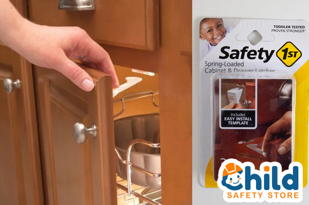 Product Spotlight: Safety 1st Spring Loaded Cabinet and Drawer Latch