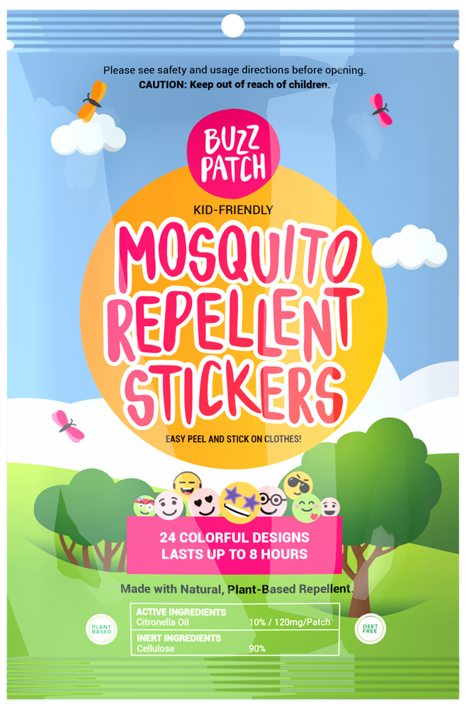 BuzzPatch Mosquito Repellent Patches — Child Safety Store