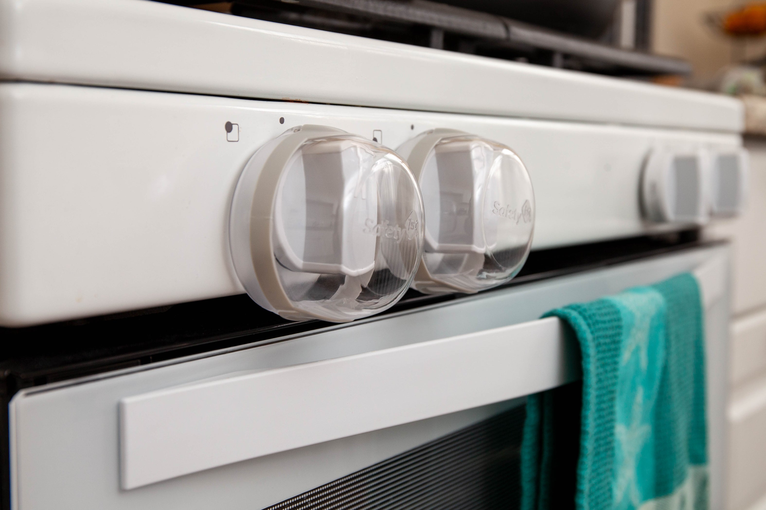 Safety 1st Child Proof Clear View Stove Knob Covers (Set of 5) Gas