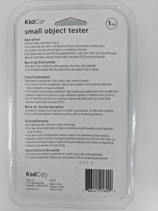 KidCo Small Object Tester