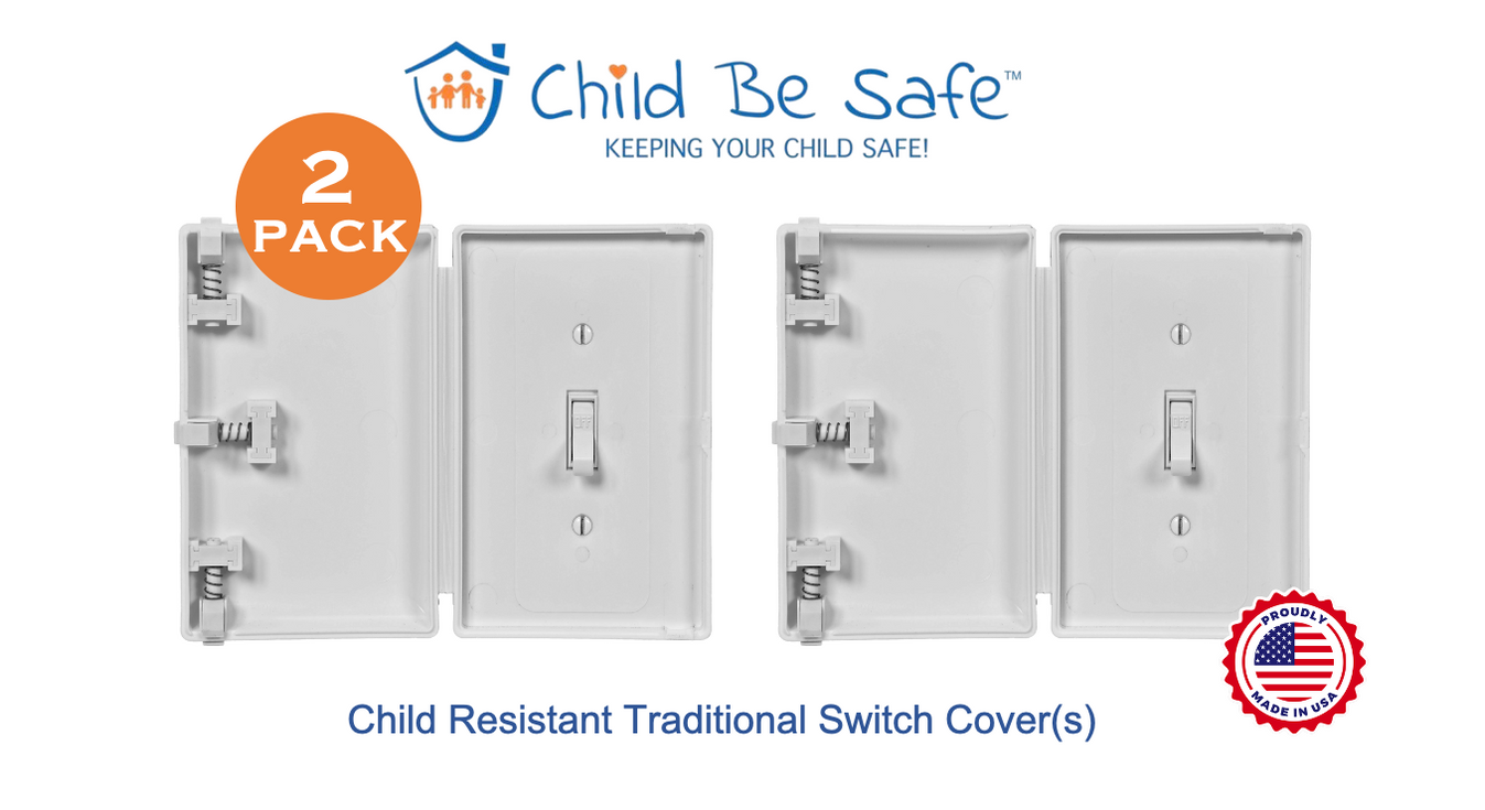 Child Be Safe Traditional Electrical Light Switch Cover Child Safety