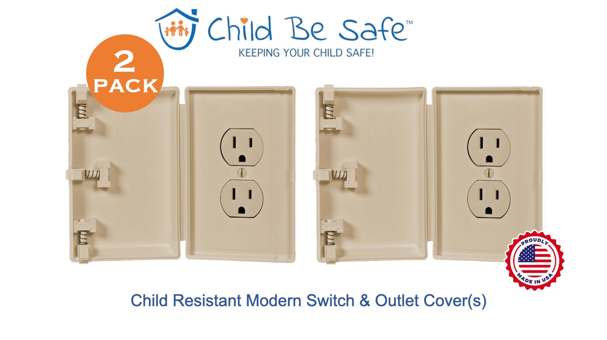 Child Be Safe Traditional Electrical Outlet Cover